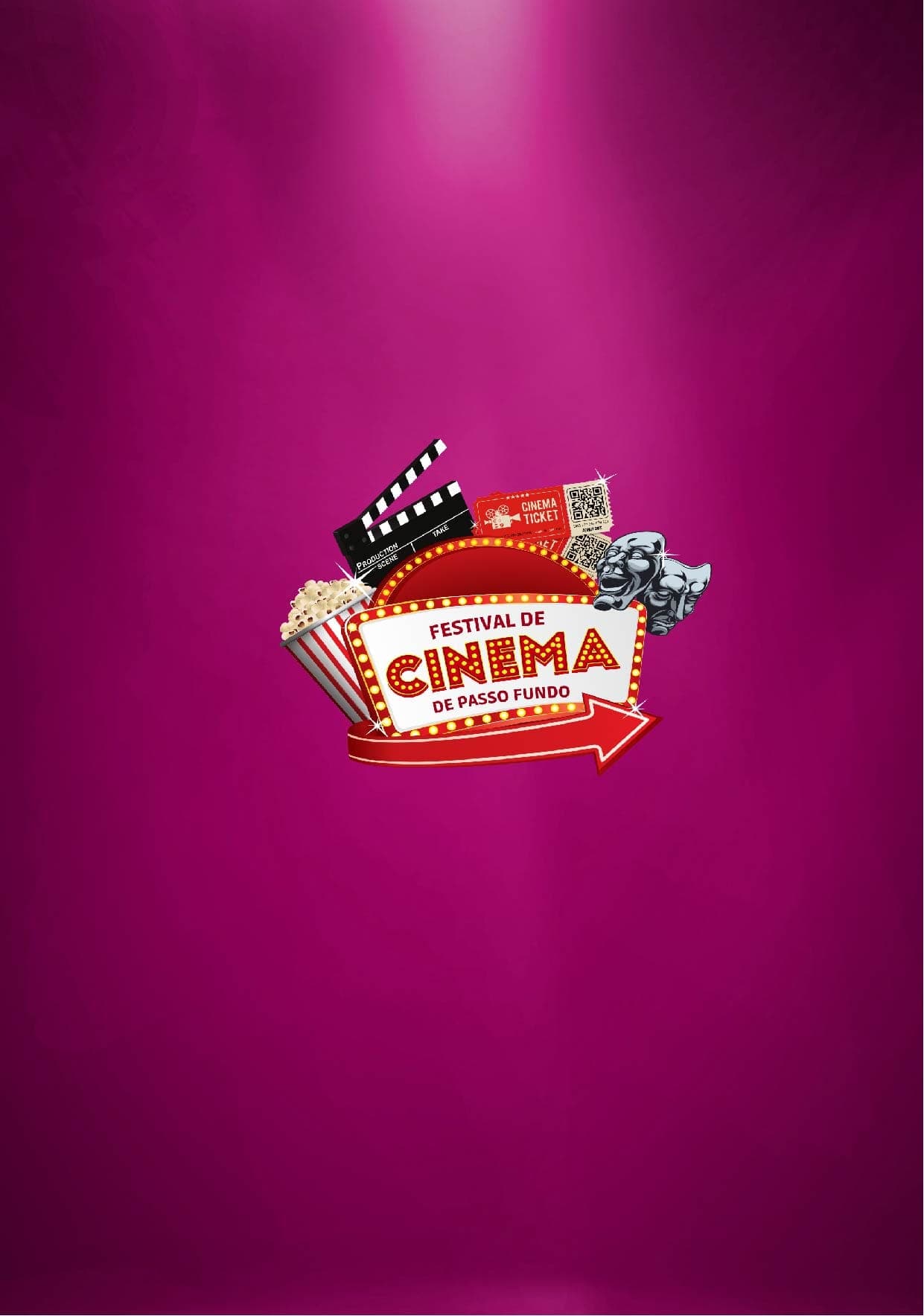 Cartaz do 1º Festival de Cinema de Passo Fundo